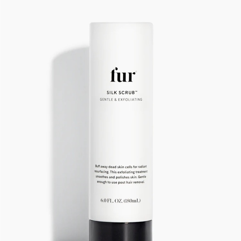 NIB Fur silk scrub SOFTENS HAIR, SOOTHES KP & PREVENTS INGROWNS $55